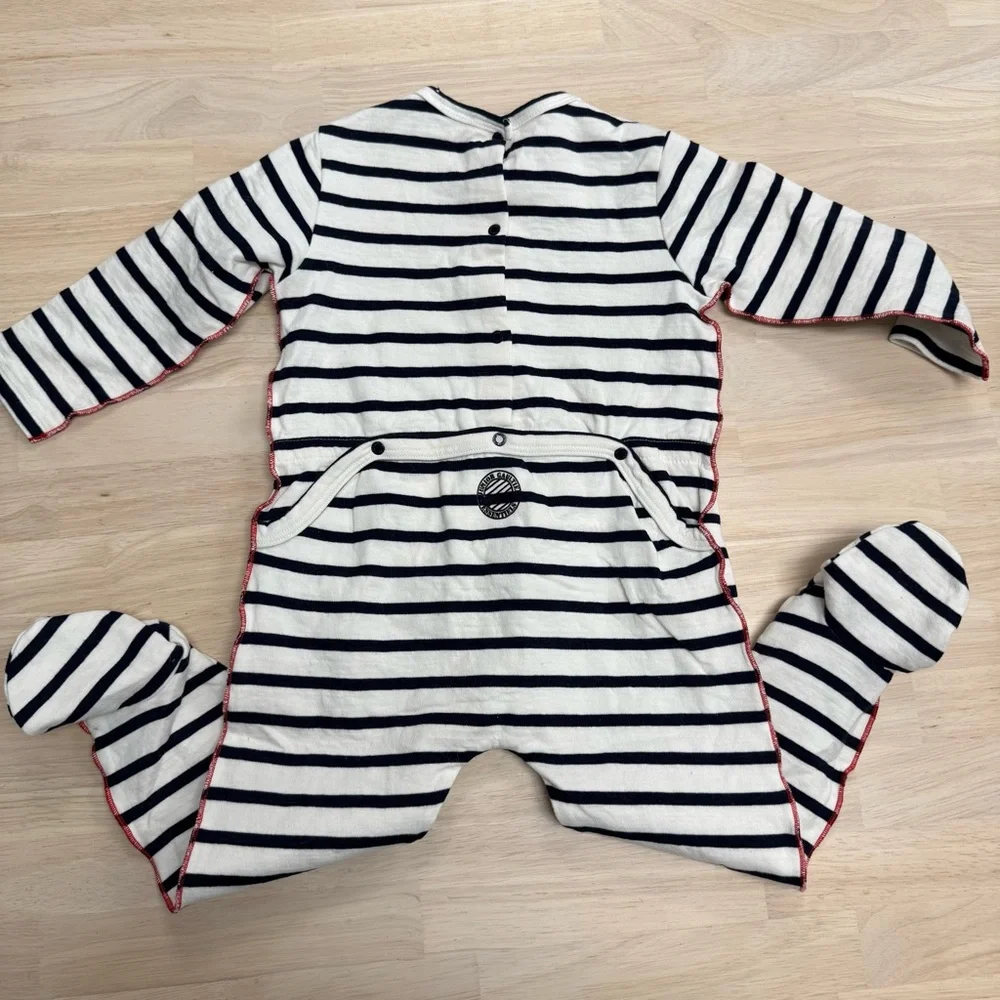 Gaultier Bebe striped cotton one piece